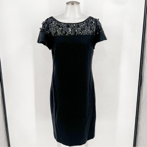 Karl Lagerfeld Dresses & Skirts - Karl Lagerfeld Black Short Cocktail/ Evening Dress Short Sleeves